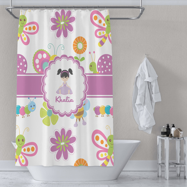 Butterflies Shower Curtain Lifestyle