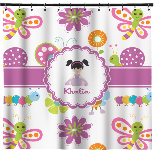 Custom Butterflies Shower Curtain - 71" x 74" (Personalized)