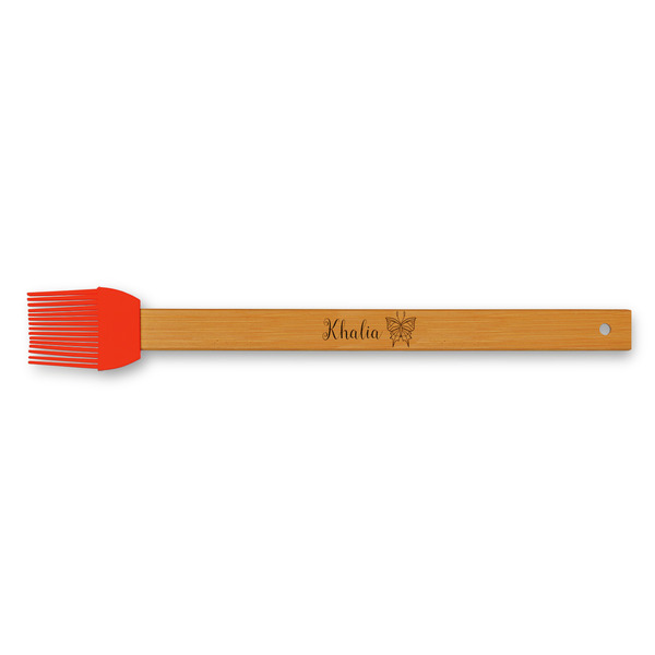 Custom Butterflies Silicone Brush - Red (Personalized)
