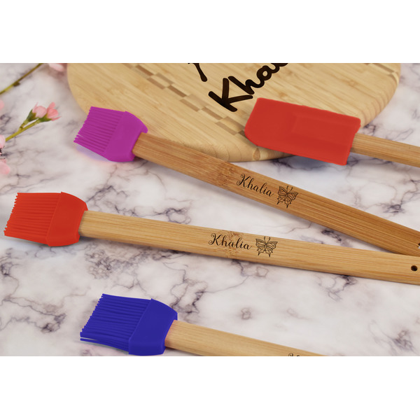 Butterflies Silicone Brush - Red - Lifestyle