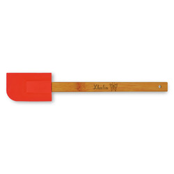 Butterflies Silicone Spatula - Red (Personalized)