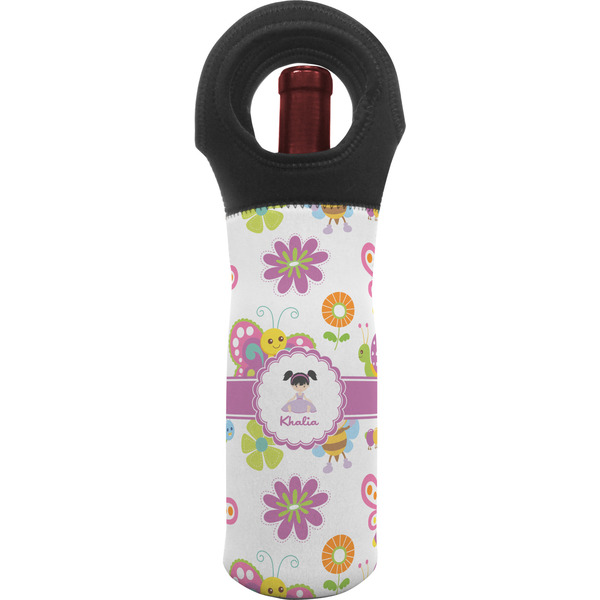 Custom Butterflies Wine Tote Bag (Personalized)