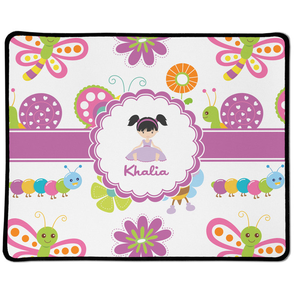 Custom Butterflies Large Gaming Mouse Pad - 12.5" x 10" (Personalized)