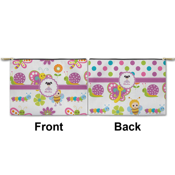 Butterflies Small Zipper Pouch Approval (Front and Back)