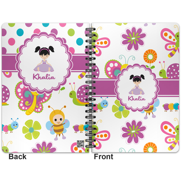 Butterflies Spiral Journal 7 x 10 - Apvl