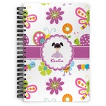Butterflies Spiral Notebook - 7x10 w/ Name or Text