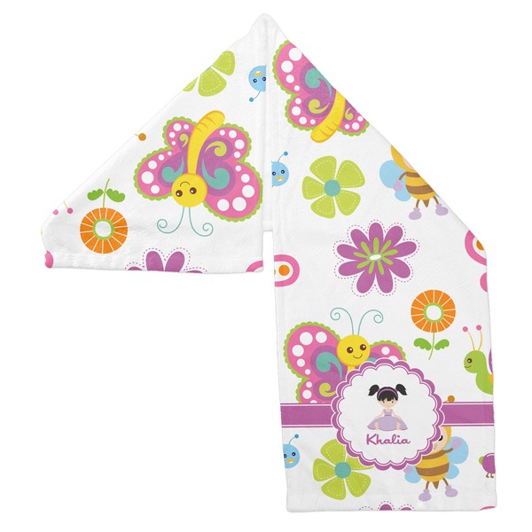 Butterflies Sports Towel Folded - Both Sides Showing