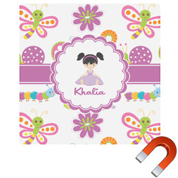 Butterflies Square Car Magnet - 10" (Personalized)