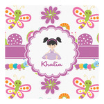 Butterflies Square Decal - XLarge (Personalized)