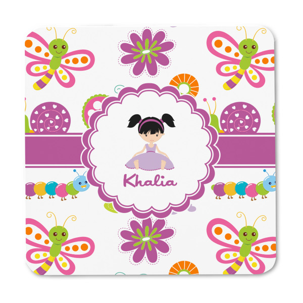 Butterflies Square Fridge Magnet - FRONT