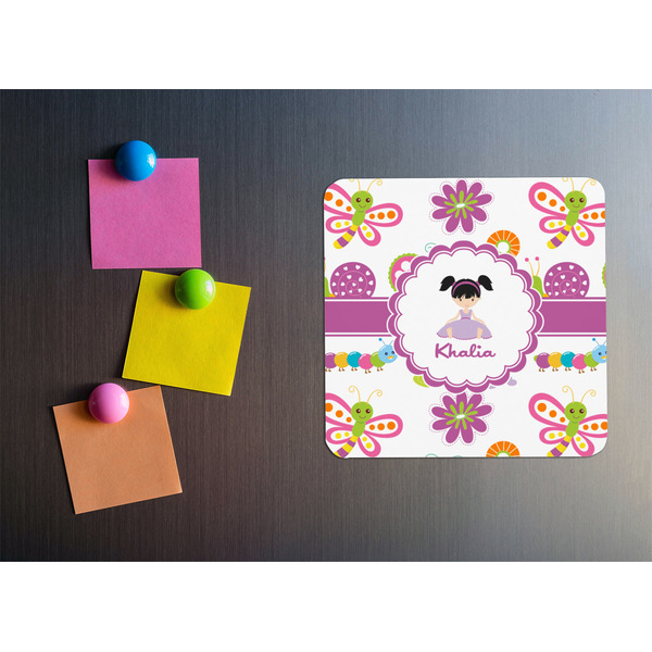 Butterflies Square Fridge Magnet - LIFESTYLE