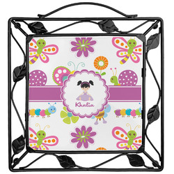 Butterflies Square Trivet (Personalized)