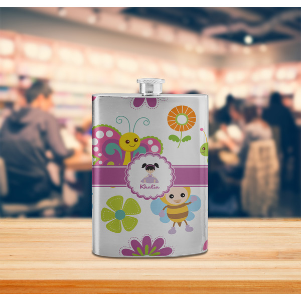 Butterflies Stainless Steel Flask - LIFESTYLE 2