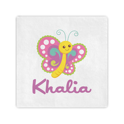 Butterflies Standard Cocktail Napkins (Personalized)