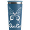 Butterflies Steel Blue RTIC Everyday Tumbler - 28 oz. - Close Up
