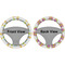 Butterflies Steering Wheel Cover- Front and Back