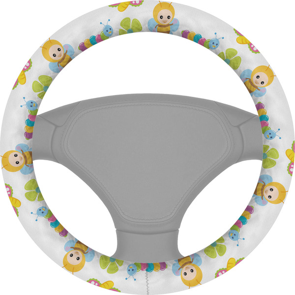 Custom Butterflies Steering Wheel Cover