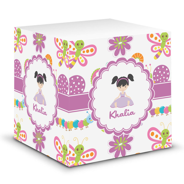 Custom Butterflies Sticky Note Cube (Personalized)