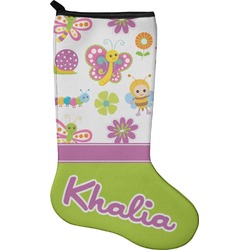 Butterflies Holiday Stocking - Single-Sided - Neoprene (Personalized)