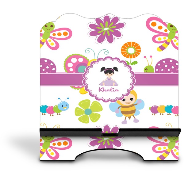 Butterflies Stylized Tablet Stand - Front without iPad