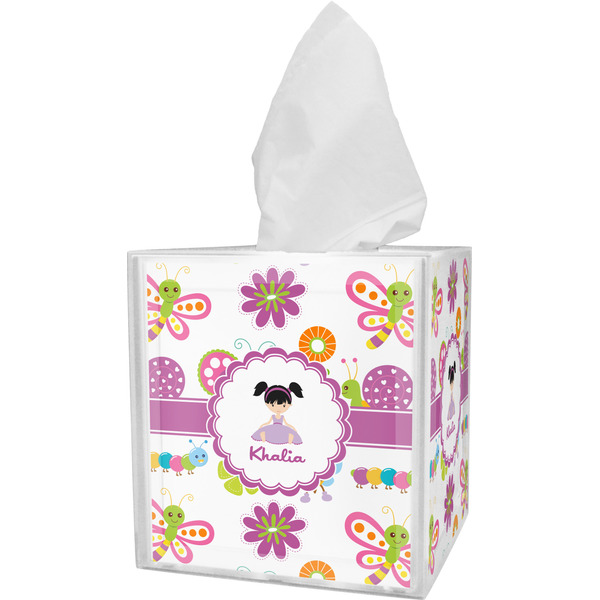 Custom Butterflies Tissue Box Cover (Personalized)