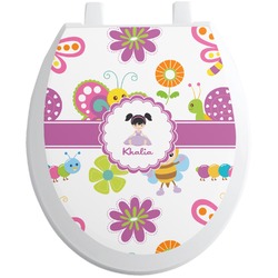 Butterflies Toilet Seat Decal (Personalized)