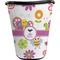 Butterflies Waste Basket - Single Sided (Black) (Personalized)