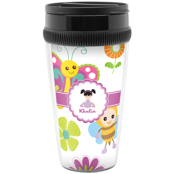 Custom Butterflies Acrylic Travel Mug without Handle (Personalized)