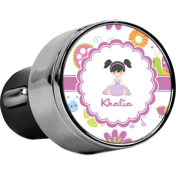 Custom Butterflies USB Car Charger (Personalized)