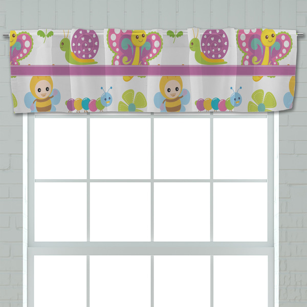 Butterflies Valance - Closeup on window
