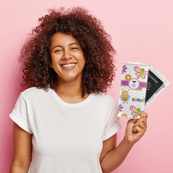 Butterflies Vinyl Document Holder - LIFESTYLE