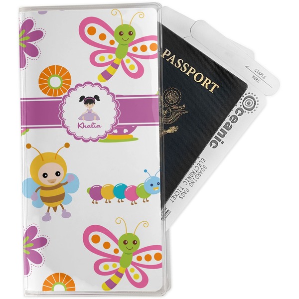 Custom Butterflies Travel Document Holder