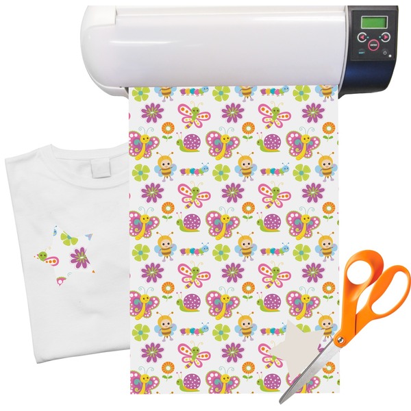 Custom Butterflies Heat Transfer Vinyl Sheet (12"x18")