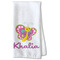 Butterflies Kitchen Towel - Waffle Weave - Partial Print (Personalized)