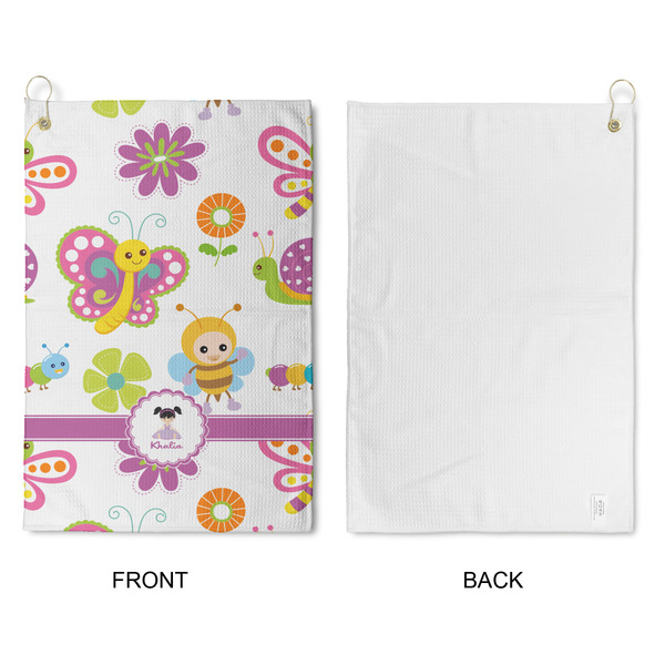 Butterflies Waffle Weave Golf Towel - Approval