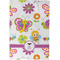 Butterflies Waffle Weave Towel - Full Color Print - Approval Image