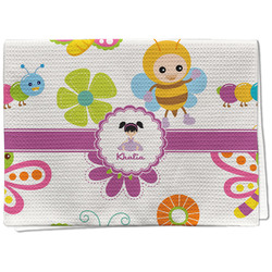 Butterflies Kitchen Towel - Waffle Weave (Personalized)