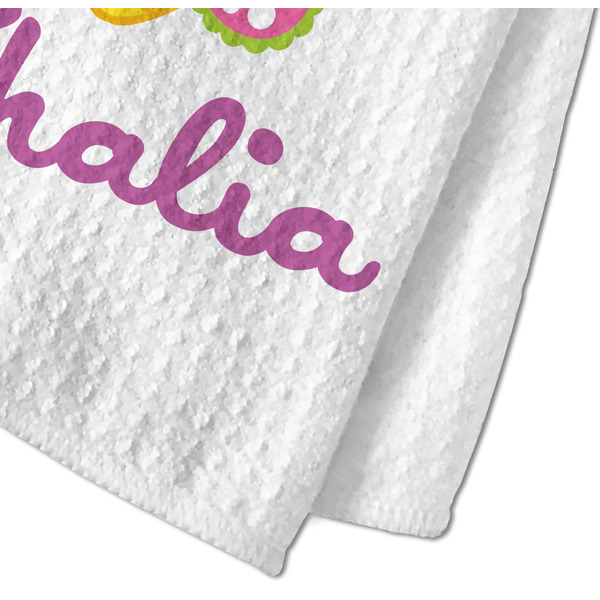 Butterflies Waffle Weave Towel - Closeup of Material Image