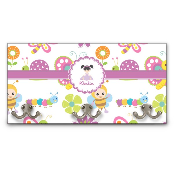 Custom Butterflies Wall Mounted Coat Rack (Personalized)