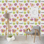 Butterflies Wallpaper & Surface Covering (Water Activated - Removable)