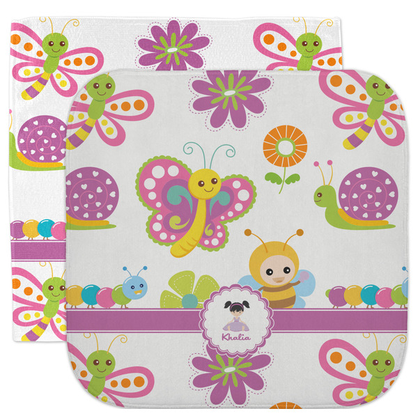 Custom Butterflies Facecloth / Wash Cloth (Personalized)