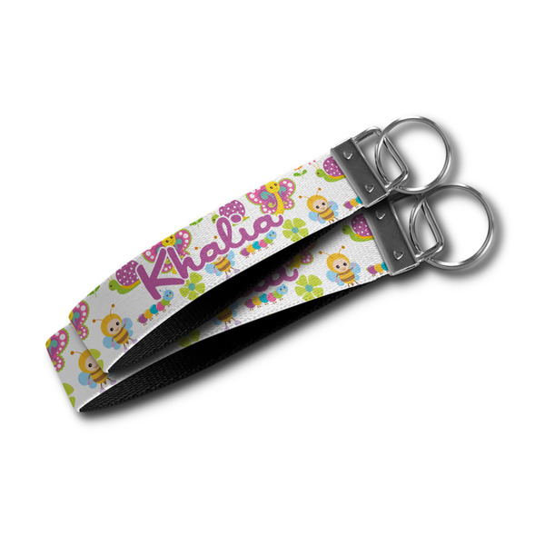 Butterflies Webbing Keychain FOBs - Size Comparison