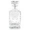 Butterflies Whiskey Decanter - 26oz Square - APPROVAL