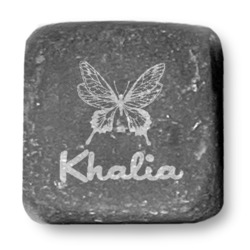Butterflies Whiskey Stone Set - Set of 9 (Personalized)