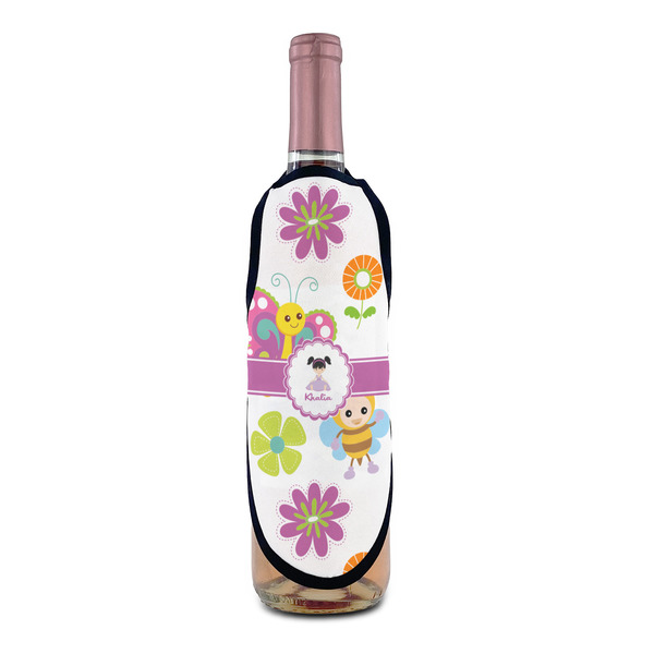 Butterflies Wine Bottle Apron - IN CONTEXT