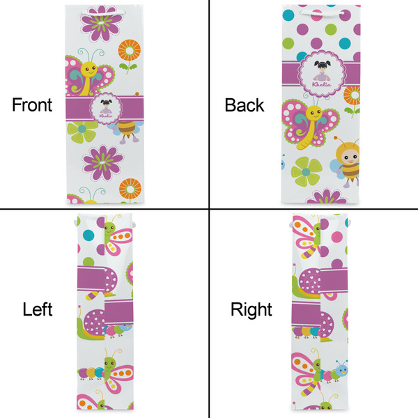 Butterflies Wine Gift Bag - Matte - Approval