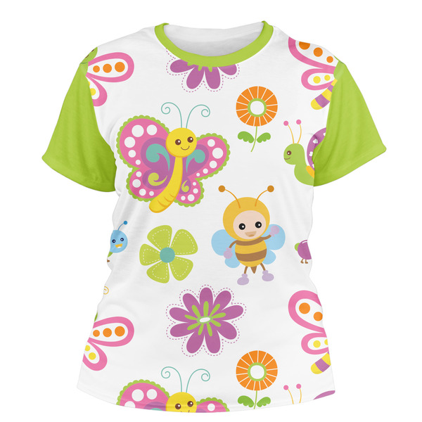 Custom Butterflies Women's Crew T-Shirt