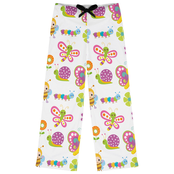 Custom Butterflies Womens Pajama Pants - XS