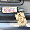 Butterflies Wood Luggage Tags - Rectangle - Lifestyle