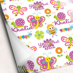 Butterflies Wrapping Paper Sheets - Single-Sided - 20" x 28" (Personalized)